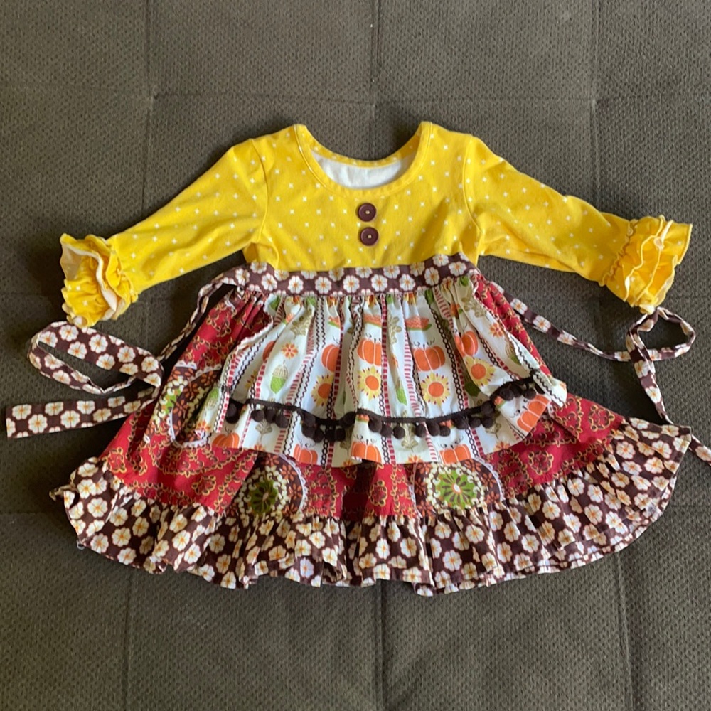 Eleanor Rose thanksgiving dress 18 months